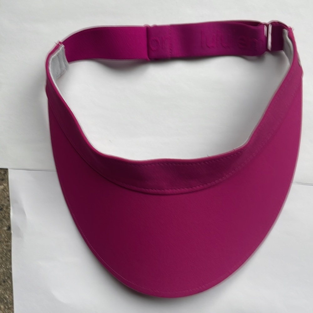 Hot pink visor